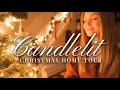 Candlelit Old-Fashioned Christmas Home Tour (Christmas Music)