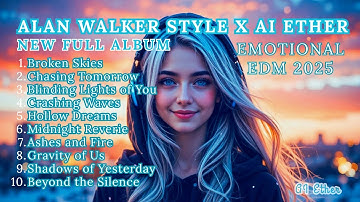Alan Walker Style X AI Ether – Hollow Dreams Full Album 2025 | Emotional EDM & Heartbreak Trance
