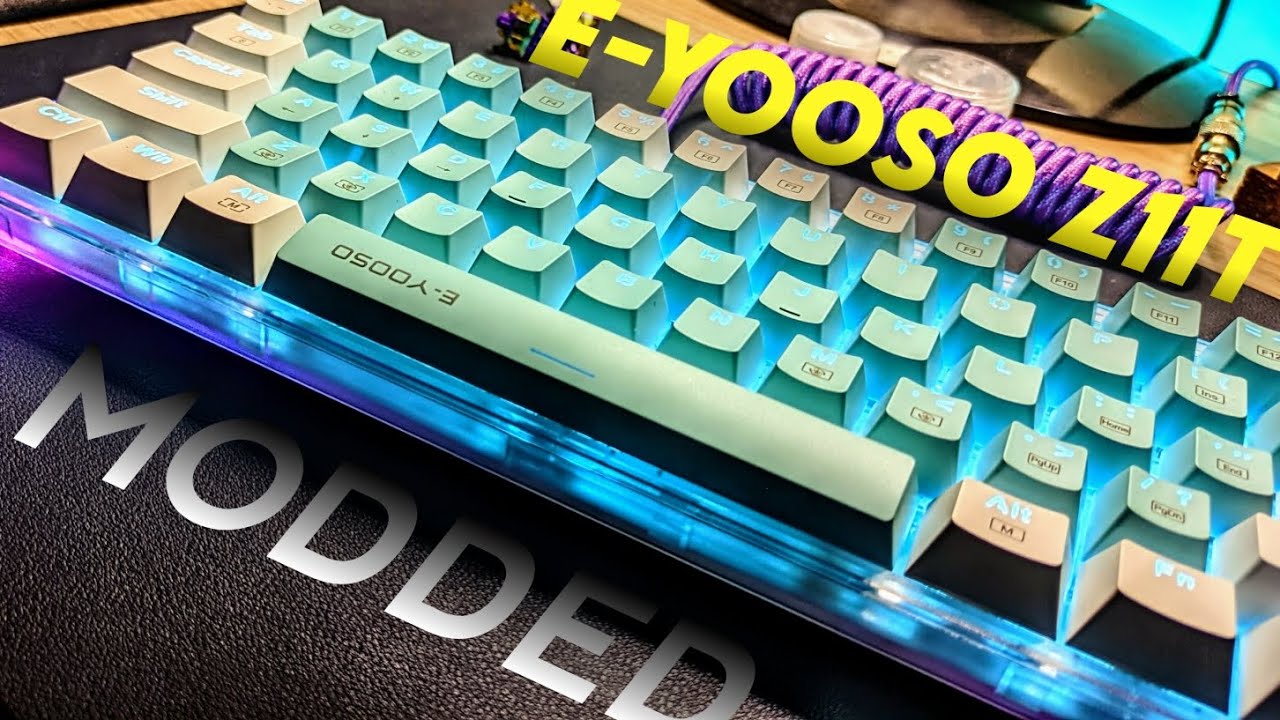 Upgrading an Under 3000 Taka Mechanical Keyboard - E-YOOSO Z11T - YouTube