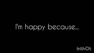 (12.08.2020) I'm happy because...