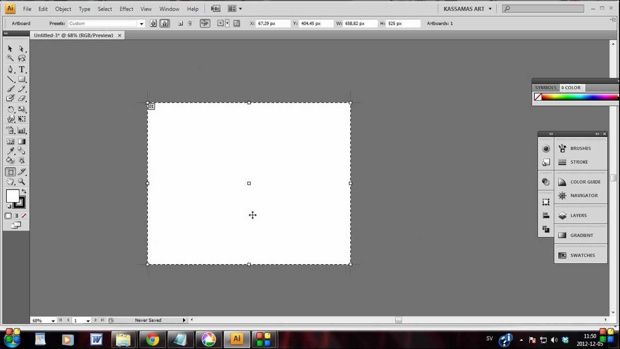 Beginner Adobe Illustrator: how to resize artboard - YouTube