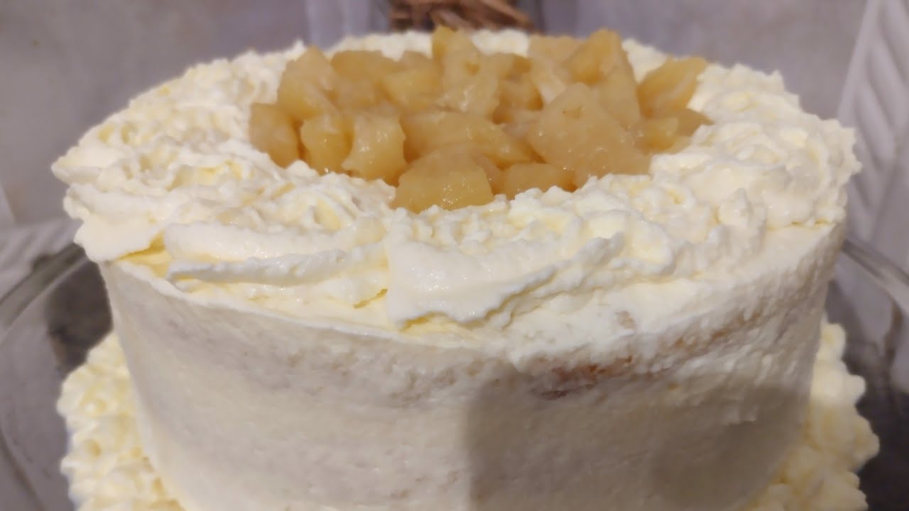 BOLO DE NATA COM ABACAXI RECEITA COMPLETA| ELE e eu, Sandra Santana!