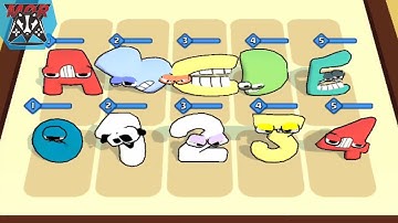 Good Game ABCDEFGH 1234567 Alphabet Lore Run | Merge Alphabet: Monster Fusion