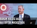 Millî Savunma Bakanı Hulusi Akar AA Editör Masası'na Konuk Oldu, Gündeme İlişkin Soruları Cevapladı