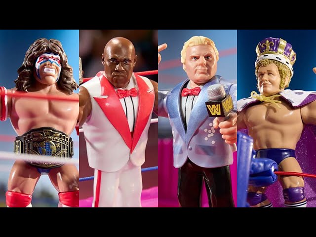 【アメリカ直輸入激レア新品】 Mattel社WWE 4体セット限定品 WWE Official Retro 4-Pack Action Figures | Mattel Creations