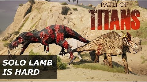 Solo Lambeosaurus is HARD - Path of Titans Combat