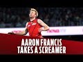Aaron francis takes a screamer  round 23 2018  afl