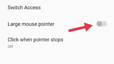 How to on large mouse pointer  in OnePlus Ace Racing, OnePlus Ace Racing Accessibility setting