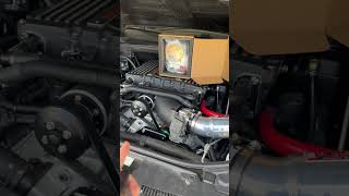 Installing 95mm throttle body on Magnuson TVS2650 supercharged 5.7 jeep #upgradeparts #supercharged