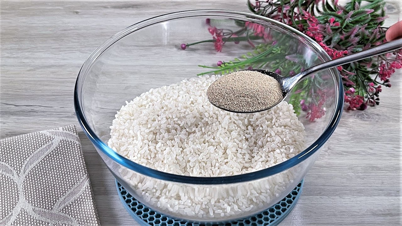 Мало кто знает этот СЕКРЕТ ВЫПЕЧКИ ❗️ Смешайте дрожжи с рисом, вам понравится 👌 100