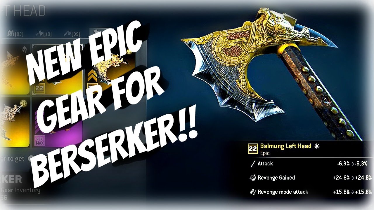 FOR HONOR SEASON 2 NEW BERSERKER GEAR! YouTube