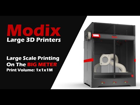 Modix BIG-Meter video — Inside the BIG-Meter — a one-cubic-metre 3D printer