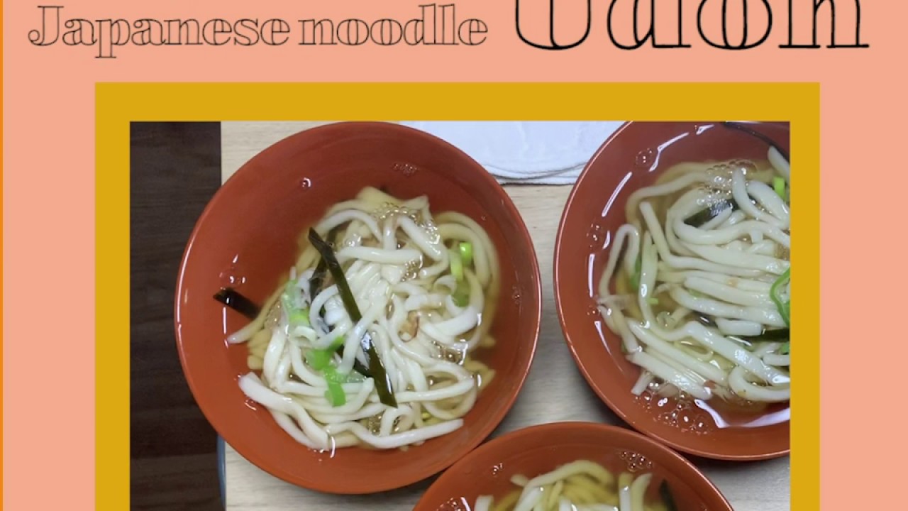 Tokyo cooking class -how to make handmade udon- 