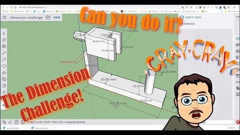 A Sketchup Dimension Challenge - Can you do it?