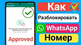 Как исправить WhatsApp Banned My Number Решение для разбаненного номера WhatsApp