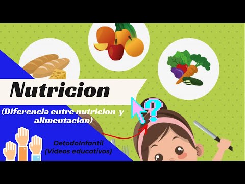 Vídeo: Diferencia Entre Alimentación Y Nutrición