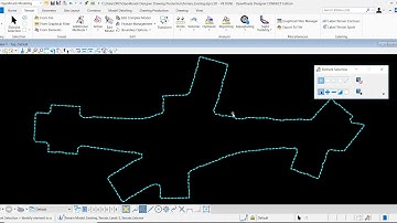 OpenRoads Designer: How to export terrain model to InRoads dtm