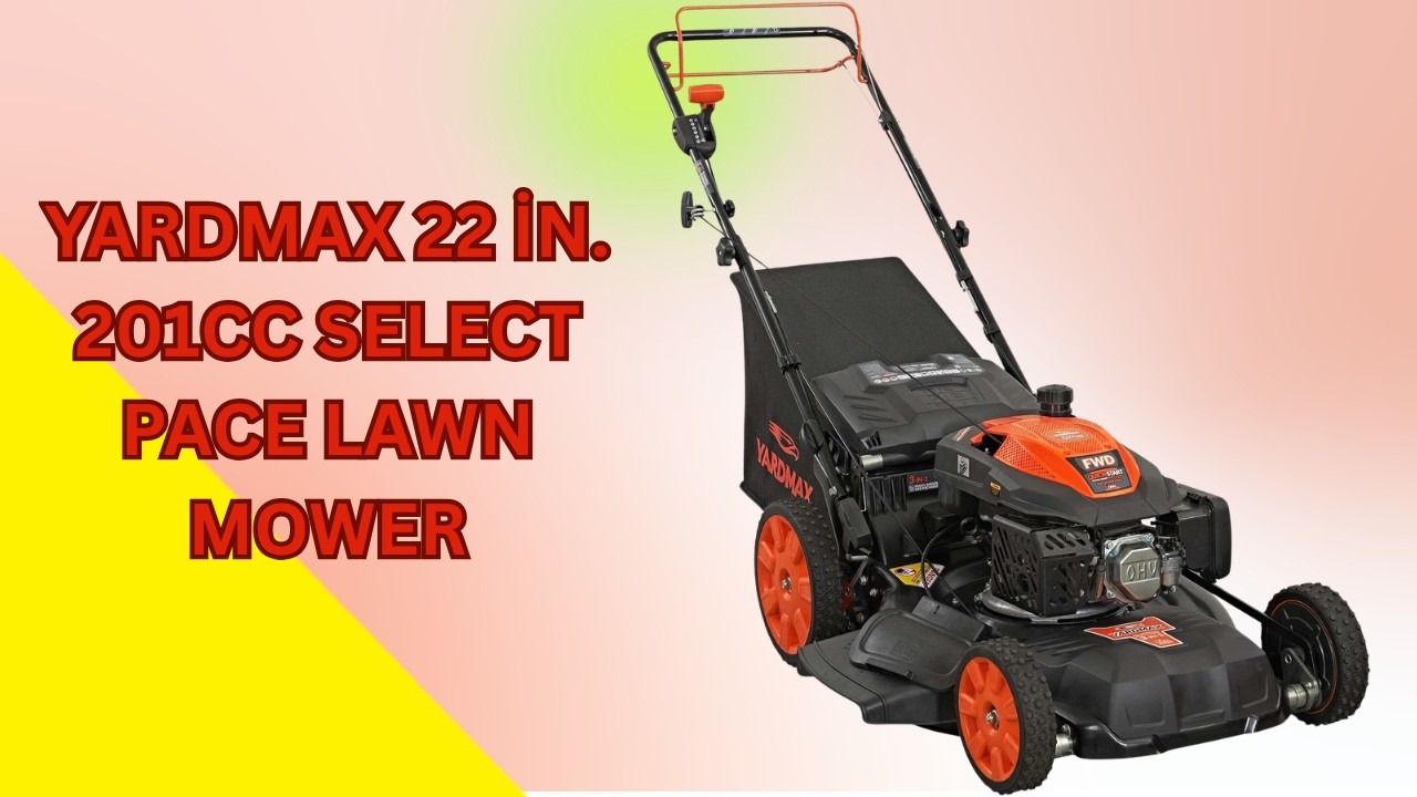 Cut Grass Faster And Easier – YARDMAX 22 in. 201cc Lawn Mower – REVIEW
