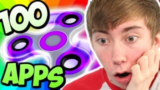 100 FIDGET SPINNER APPS! screenshot 4