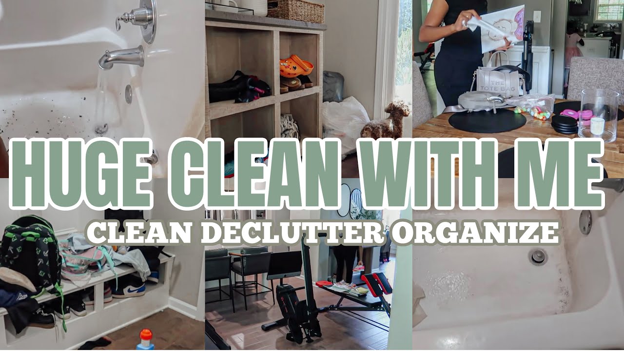 HUGE WHOLE HOUSE DECLUTTER ORGANIZE AND CLEAN WITH ME | 2025 CLEANING ...