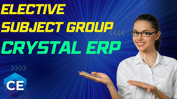 3.2 Elective Subject Group - academics -Crystal ERP for education