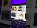 Animated web inspiration with landing.love 🌈 #inspiration #website #shorts