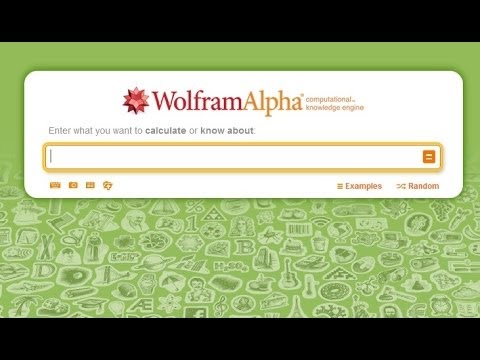 Как решить любую задачу студенту? : Интеллектуальный поисковик wolframalpha.com