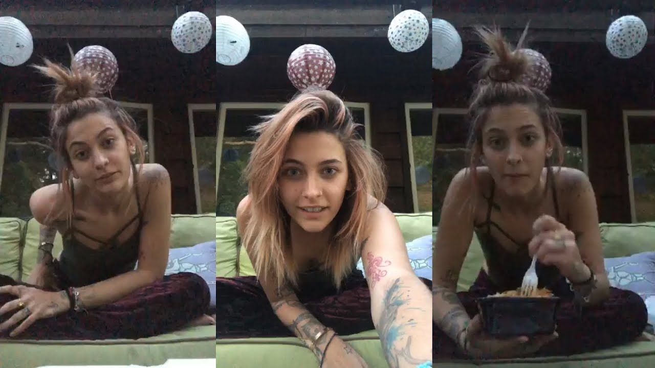 Paris Jackson | Instagram Live Stream | 9 April 2018