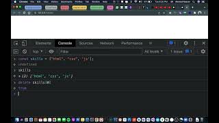 Don't use delete operator with arrays