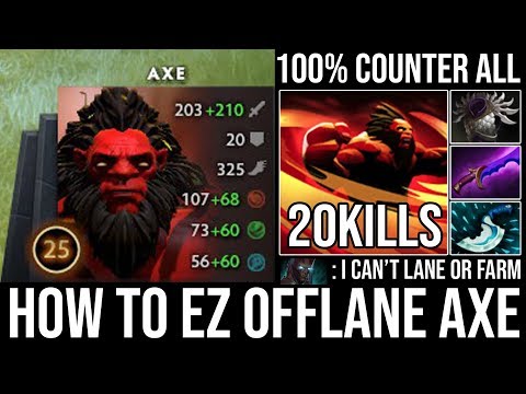 How To Play Offlane Jungle Axe With Beautiful Immortal Set