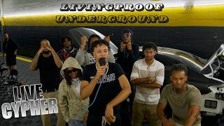 LivingProof Underground Cypher: Damn Risky, Shtick, DUCKIE, Jank, DMVAidan, HeartlessSoulja & More
