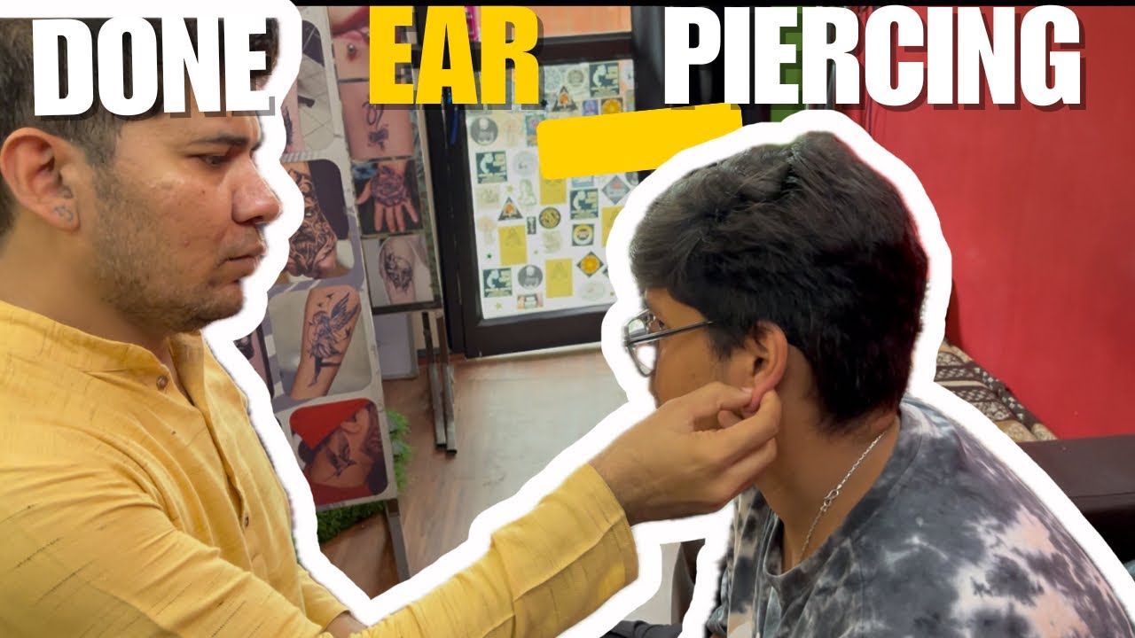Little modifications on my ears😱|| Ear piercing || 