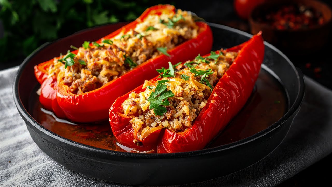 Cozy Oven-Baked Meatless Stuffed Peppers – Light, Healthy & Comforting