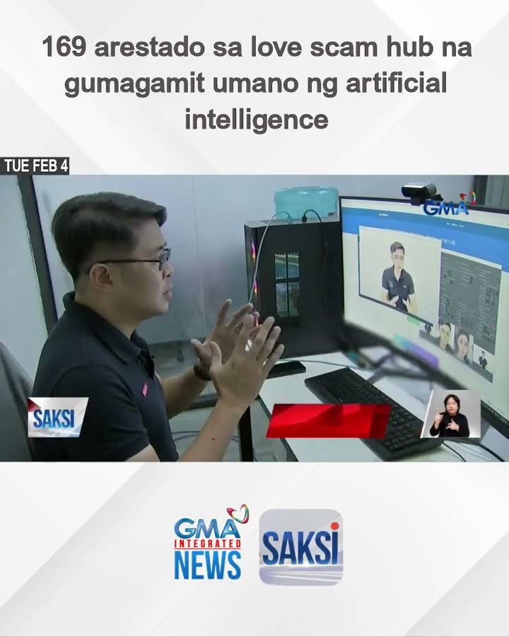 169 arestado sa love scam hub na gumagamit umano ng artificial intelligence | Saksi
