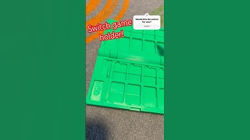 Printing a Nintendo Switch game holder! #3dprinting #nintendoswitch #bambulab #bambulaba1 #green