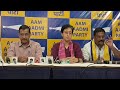 GOAN REPORTER: AAP National Convenor ARVIND KEJRIWAL, ATISHI MARLENA, VALMIKI NAIK press conference.