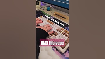 HMX Hibiscus on Aula F99 #keyboardasmr #asmr #asmrtingles #asmrtyping #typing #keeb #keyboard