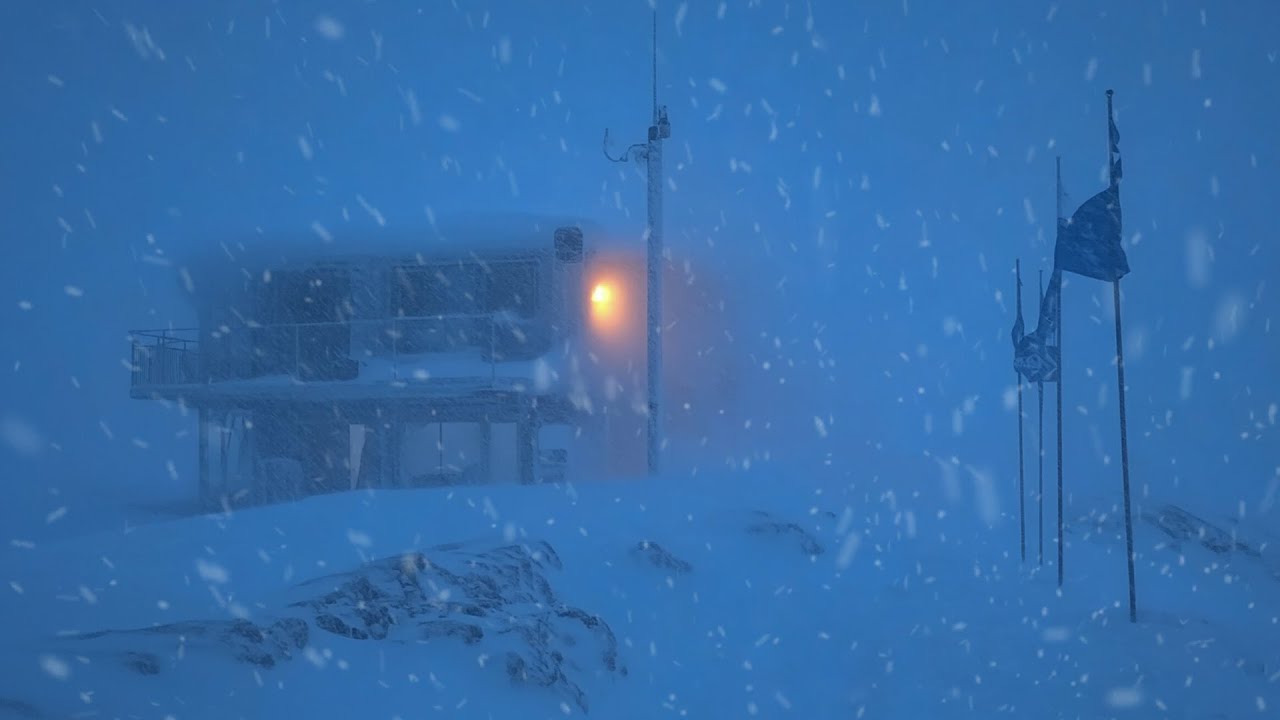 Blizzard Night Sounds for Relax | Heavy Snowstorm & Howling Wind for ...