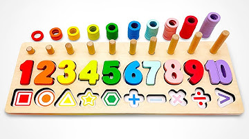 Learn Numbers & Colors with Activity Puzzle 🧩 | Preschool Learning Video for Kids & Toddlers