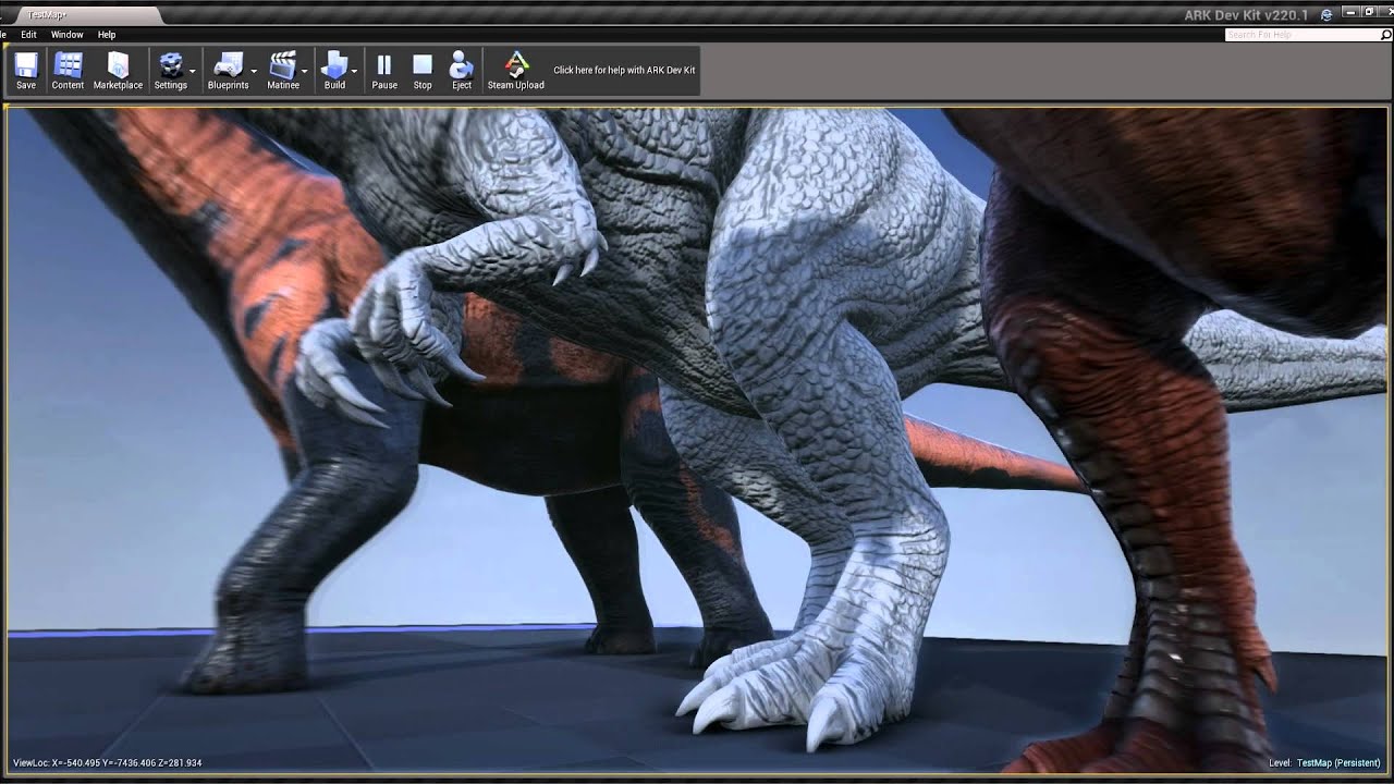 arks new features preview the giganotosaurus vs t rex vs bronto giganotosaurus vs t rex size
