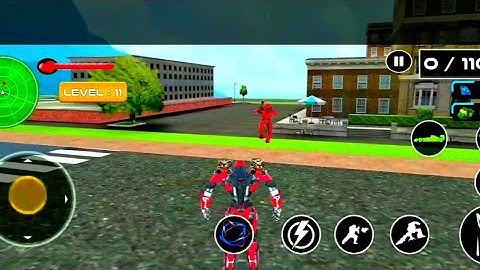 Dragon Robot Car Transformer Games || Level 10 -Car Game Android Gameplay