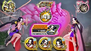 Stampede Boa Hancock with [Triple Hancock Medal Set] Showcase | One Piece Bounty Rush