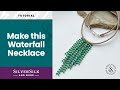 How to Make a Waterfall Pendant with Jewelry Chain and SilverSilk