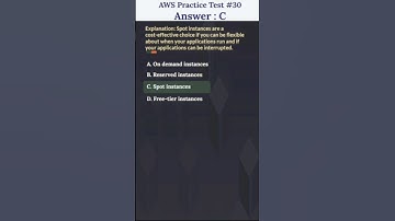 #awscertification #aws #awsbestpractices #cloudinfrastructure #awsassociate #certificationquestions