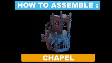 How to assemble : Chapel for wargame