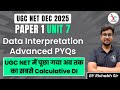 DI Series Part 7 | UGC NET Paper 1 Dec 2025 Data Interpretation Tricks