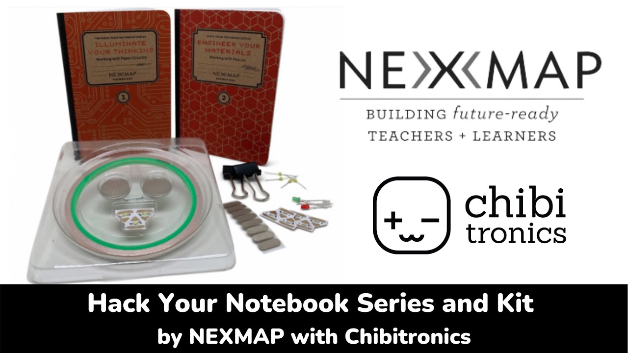Hack Your Notebook Workshop Kit by NEXMAP and Chibitronics - YouTube