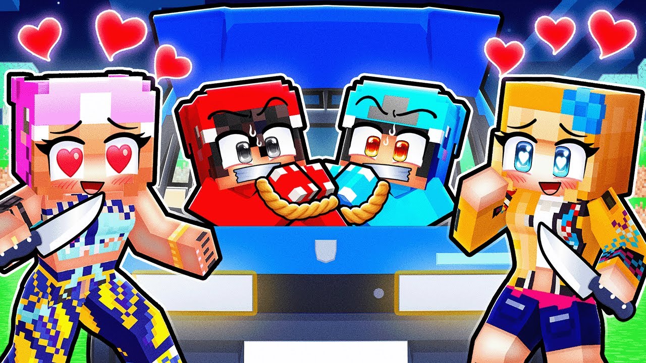HUNTRIX KIDNAPPED Omz & Roxy in Minecraft!