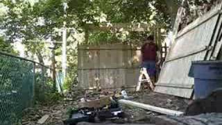 Time Lapse fence building