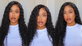 Honest review on $100 AliExpress 5X6 glueless deep wave closure wig Ft. AliExpress Arabella hair